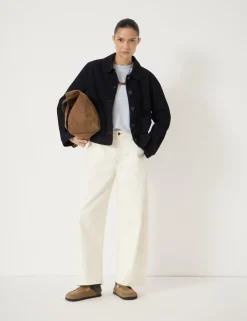 Suede Collared Jacket