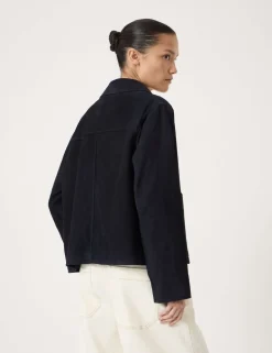 Suede Collared Jacket