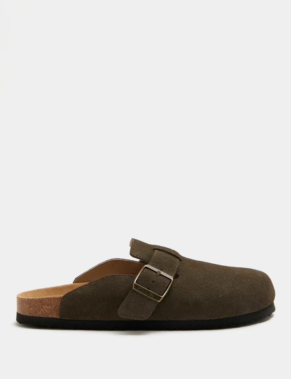 Suede Corkbed Mule