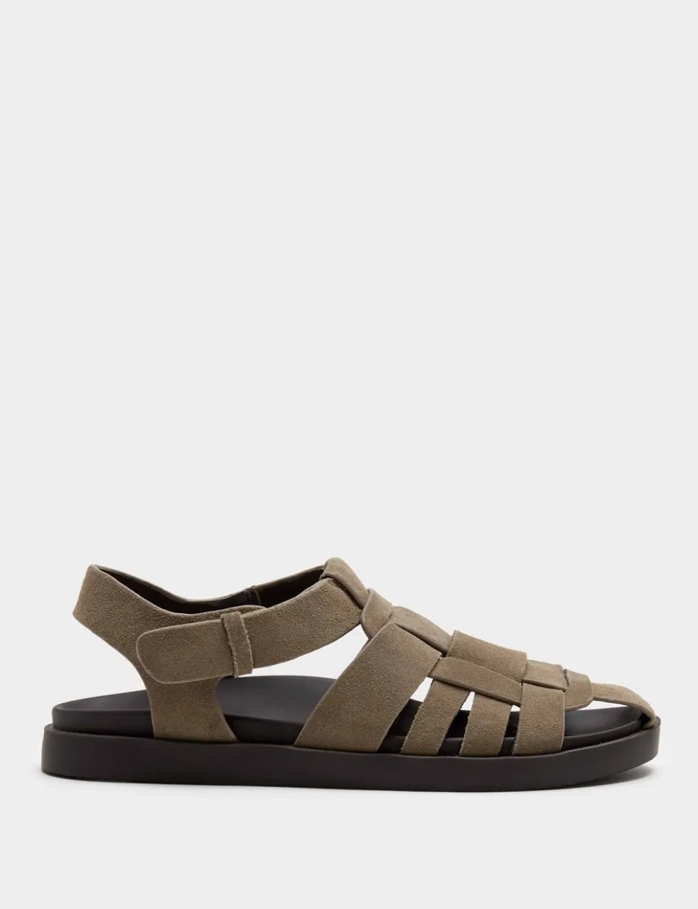 Suede Fisherman Sandals