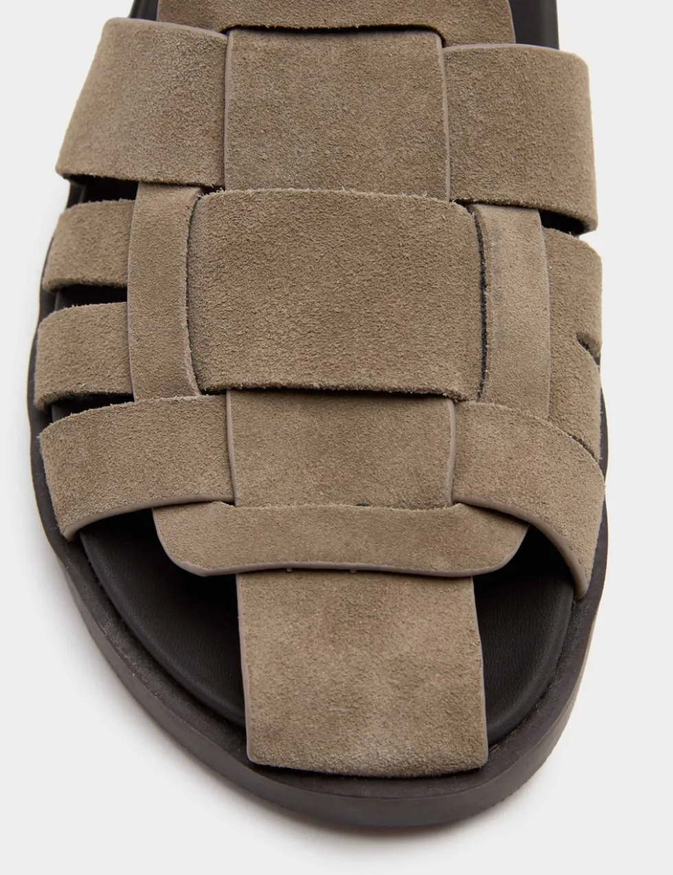 Suede Fisherman Sandals