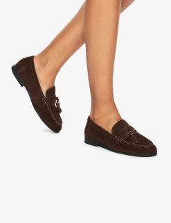 Suede Flat Loafers