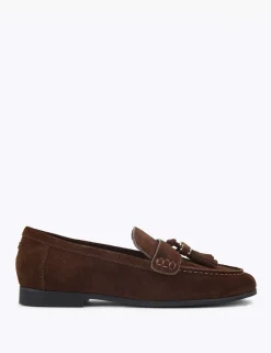 Suede Flat Loafers