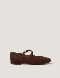 Suede Flat Pumps