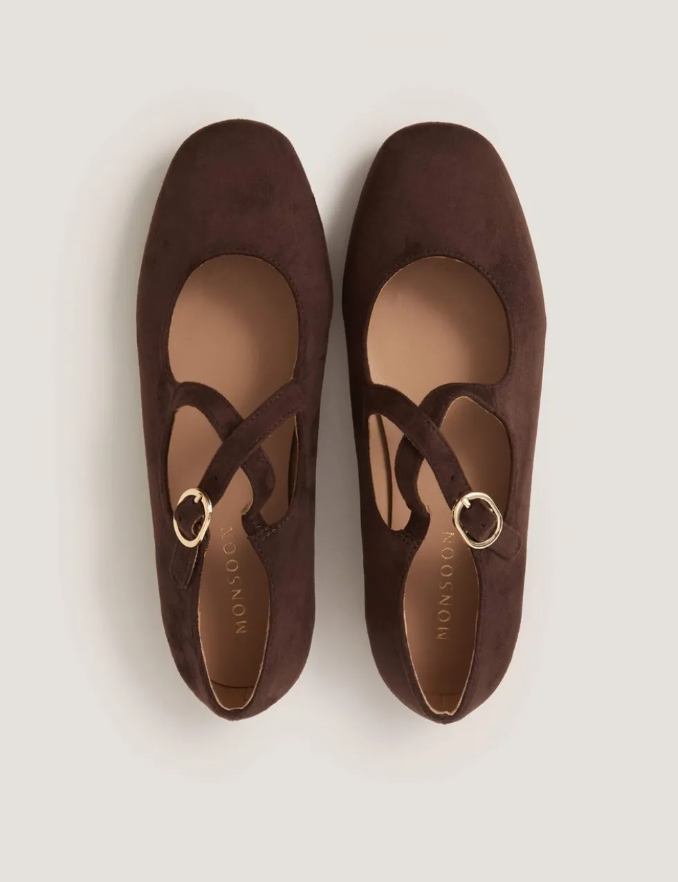Suede Flat Pumps