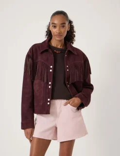 Suede Fringed Jacket