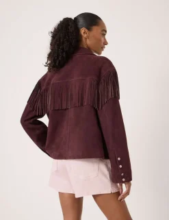 Suede Fringed Jacket