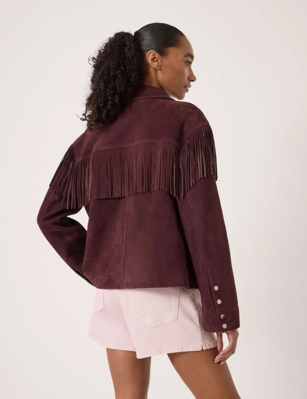 Suede Fringed Jacket