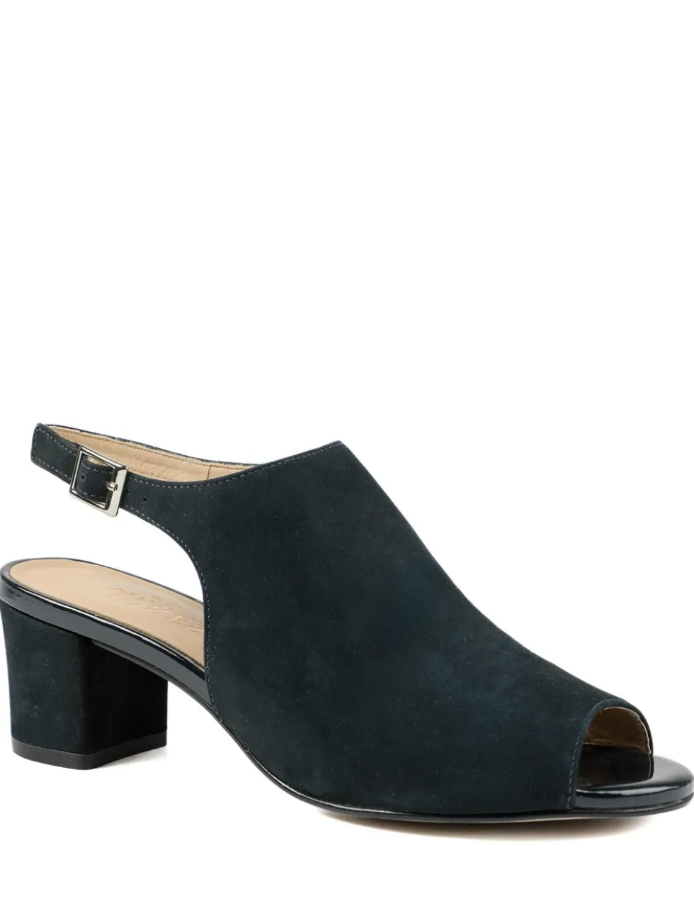 Suede Kitten Heel Pointed Court Shoes