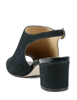 Suede Kitten Heel Pointed Court Shoes