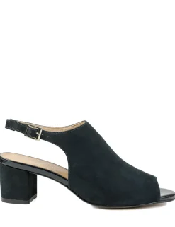 Suede Kitten Heel Pointed Court Shoes