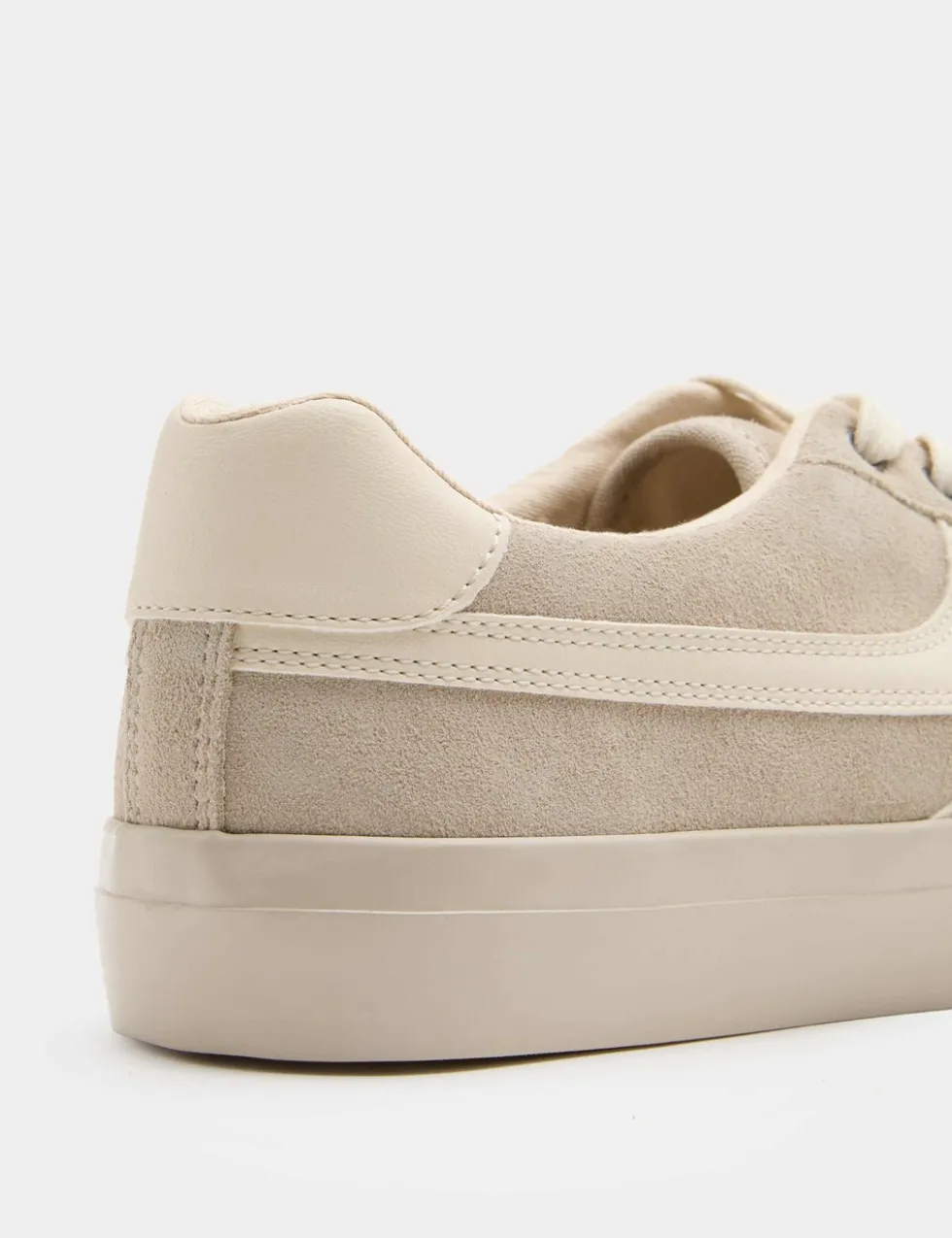 Suede Lace Up Trainers