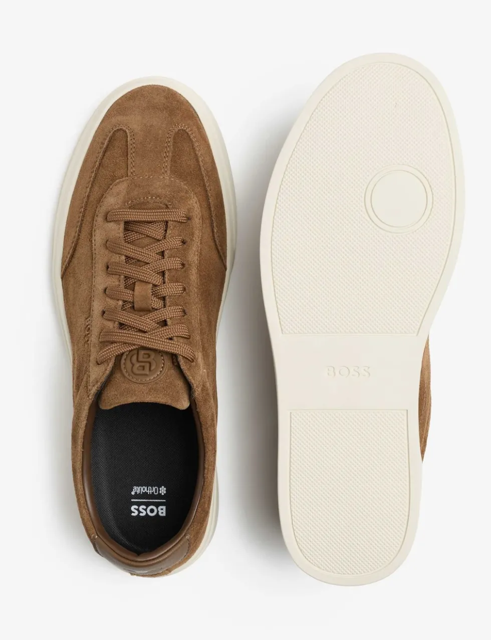 Suede Lace Up Trainers
