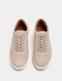 Suede Lace Up Trainers
