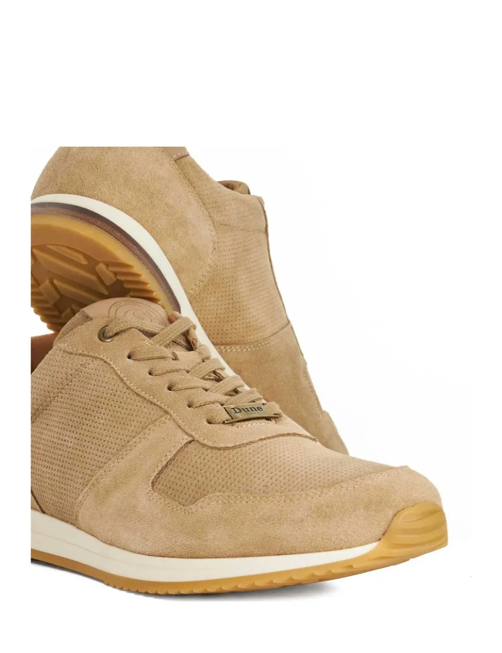 Suede Lace Up Trainers