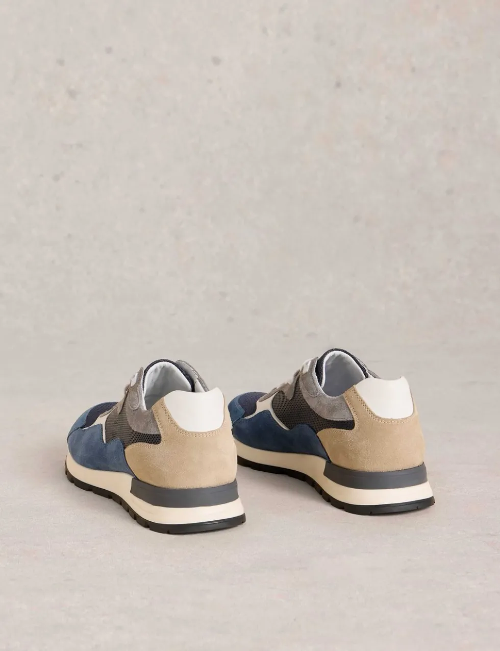 Suede Lace Up Trainers