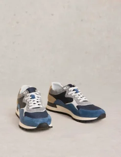 Suede Lace Up Trainers