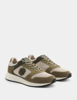 Suede Lace Up Trainers
