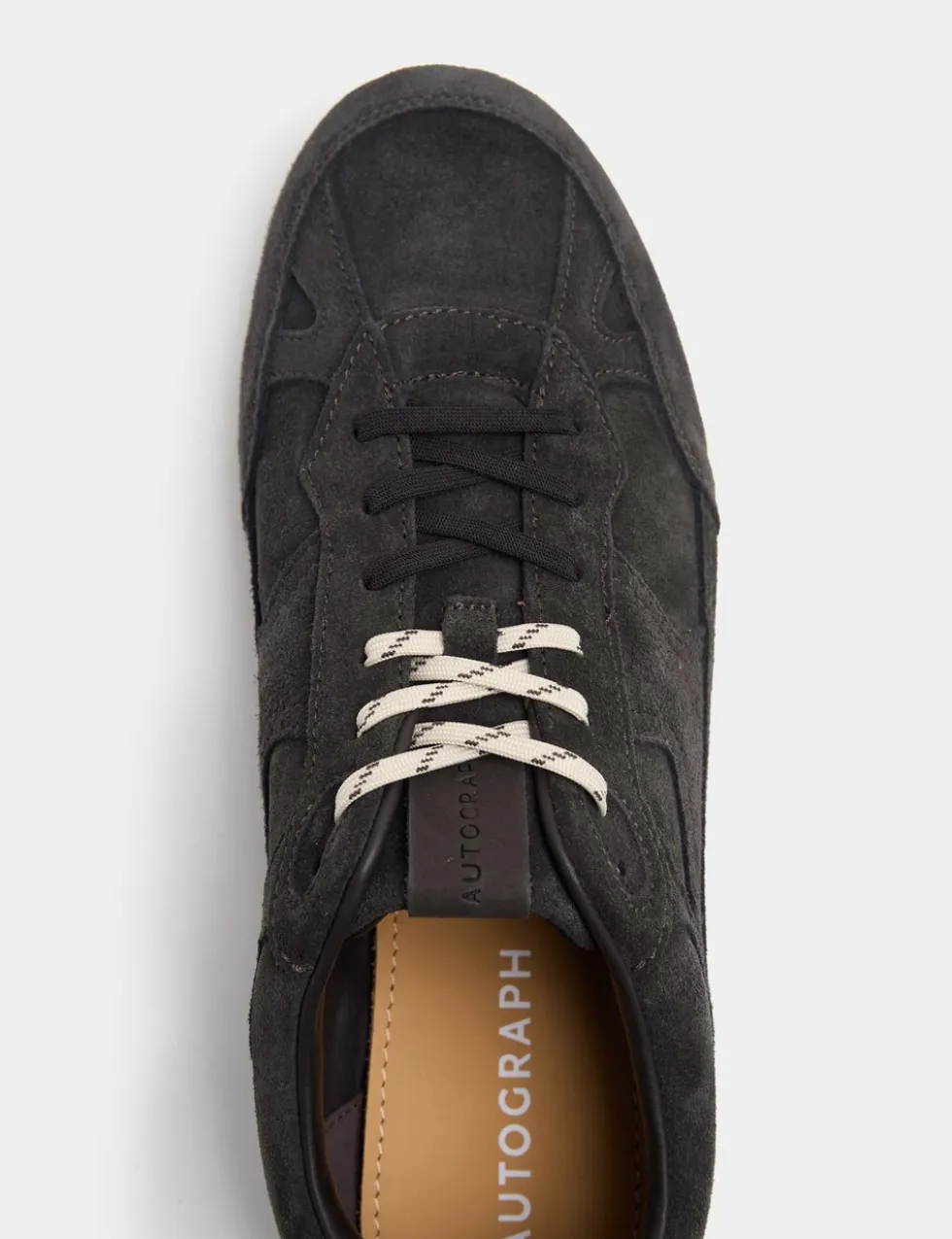 Suede Lace Up Trainers