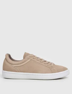 Suede Lace Up Trainers