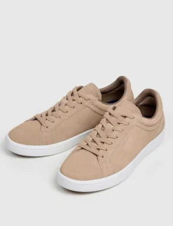 Suede Lace Up Trainers