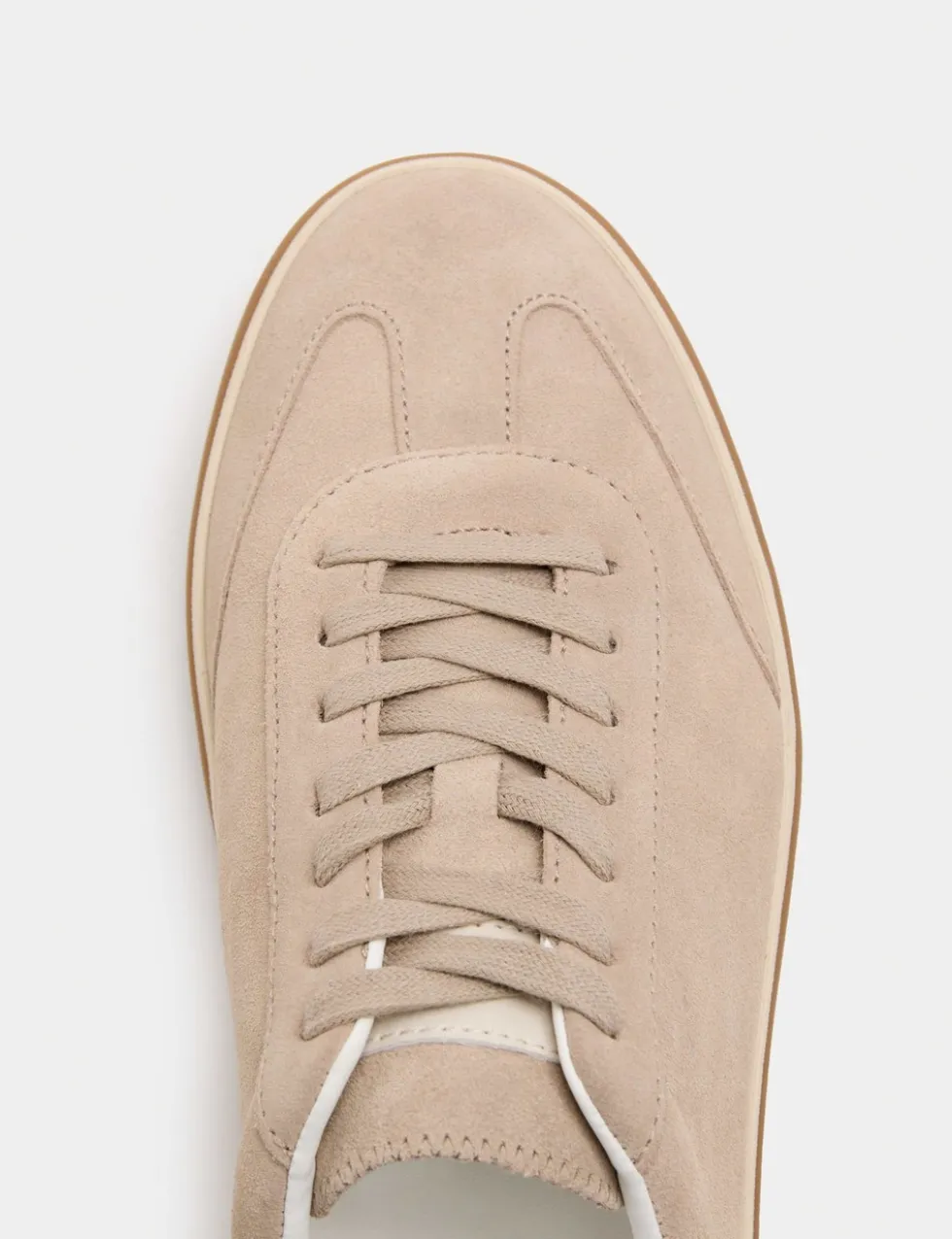 Suede Lace-Up Trainers