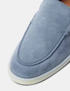 Suede Loafers