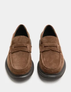 Suede Loafers
