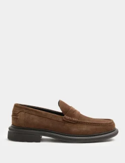 Suede Loafers