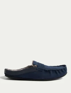 Suede Mule Moccasins