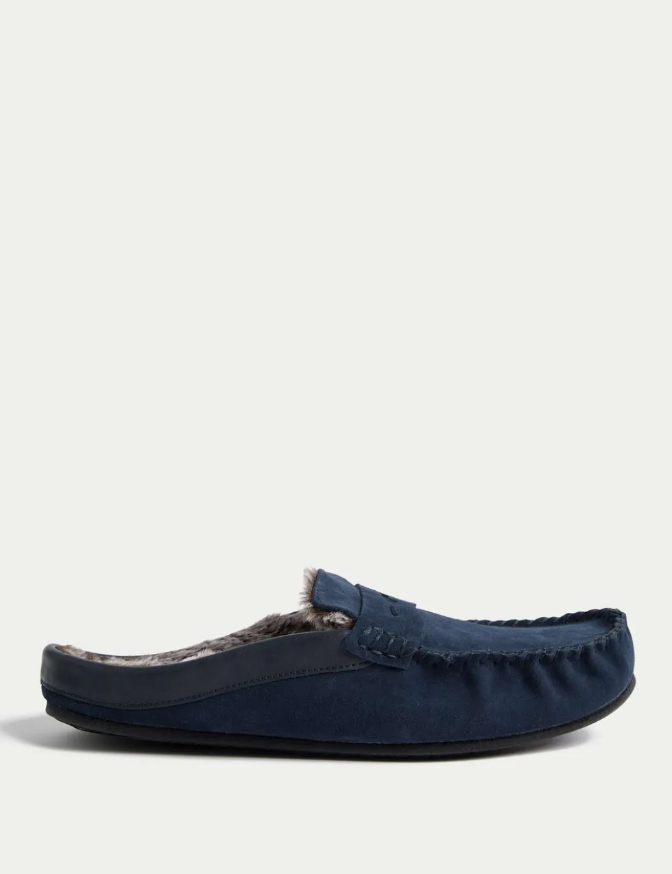 Suede Mule Moccasins