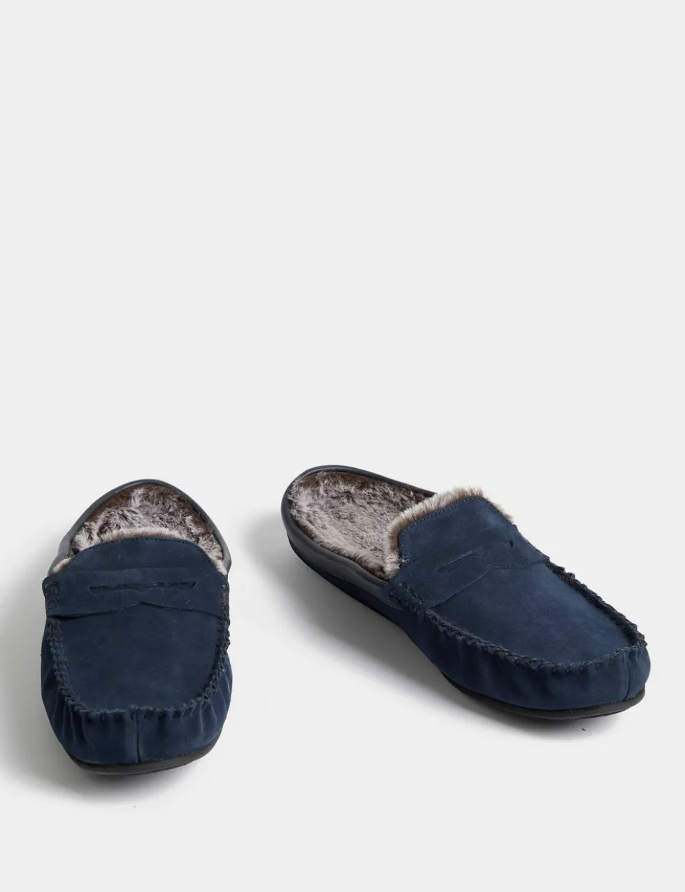 Suede Mule Moccasins