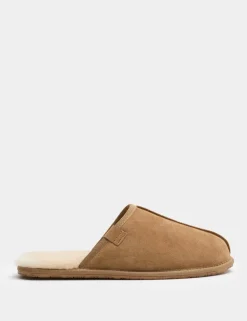 Suede Mule Slippers with Freshfeet™