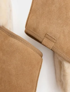 Suede Mule Slippers with Freshfeetâ„¢