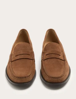 Suede Penny Loafers