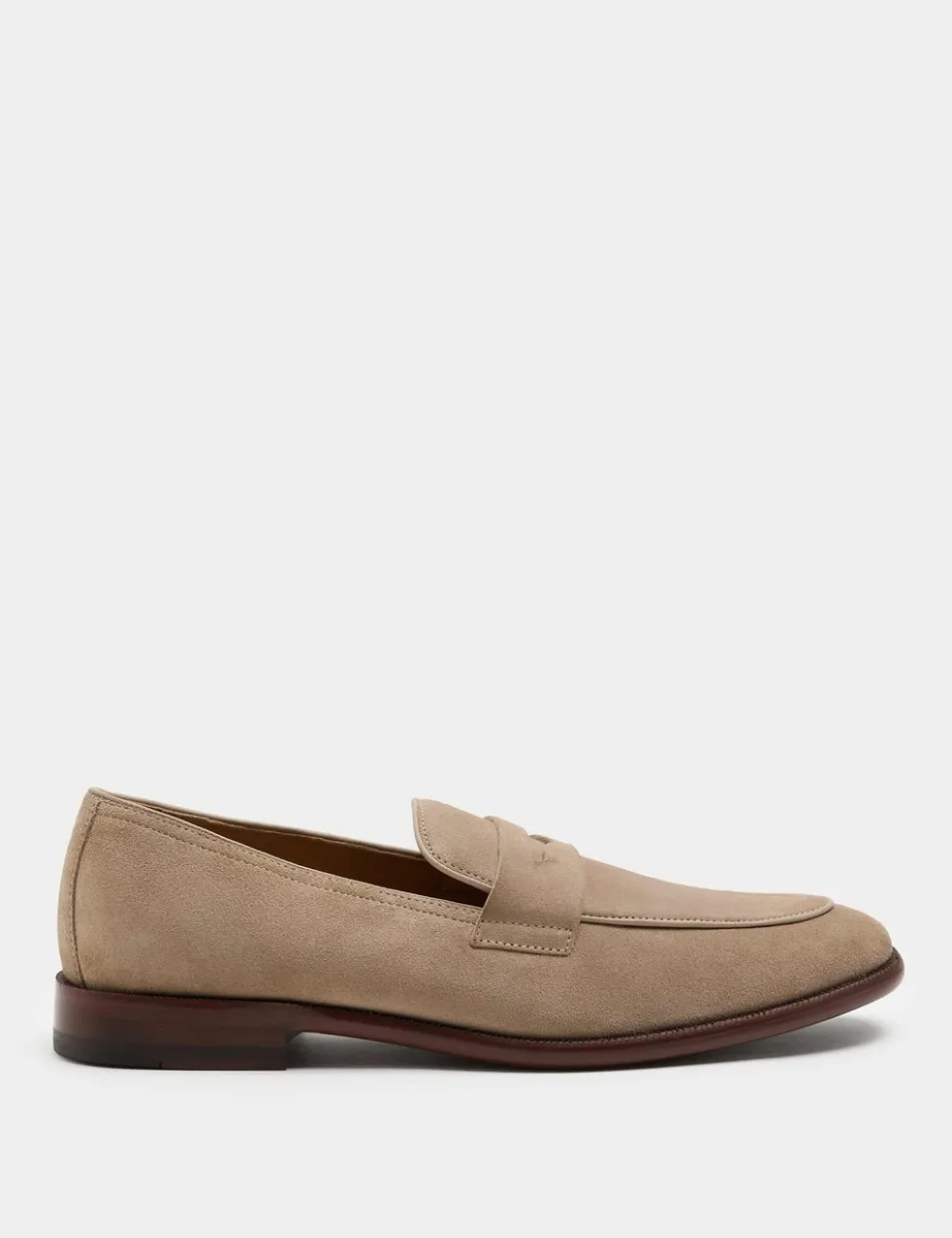 Suede Saddle Loafers