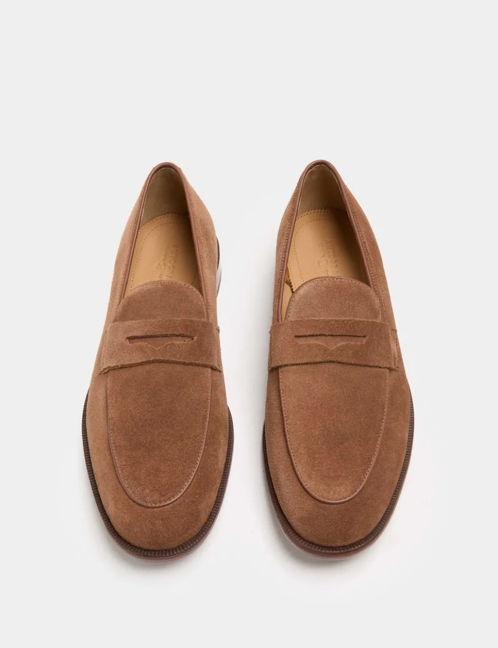 Suede Saddle Loafers