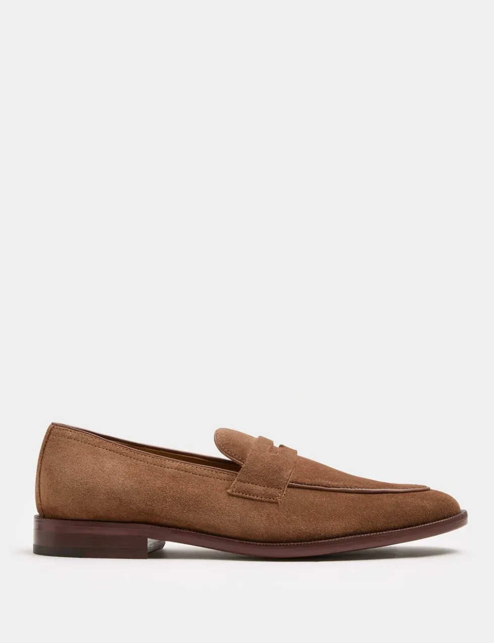 Suede Saddle Loafers
