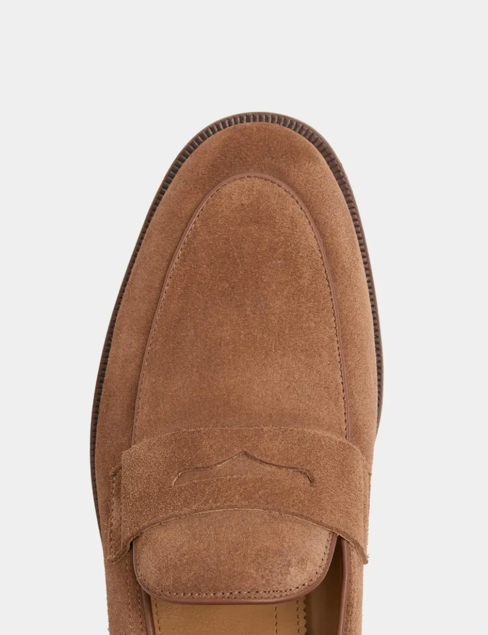 Suede Saddle Loafers