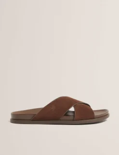 Suede Sliders