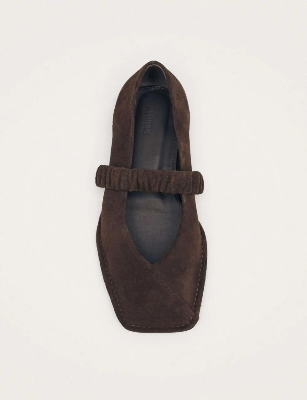 Suede Slip On Flat Pumps