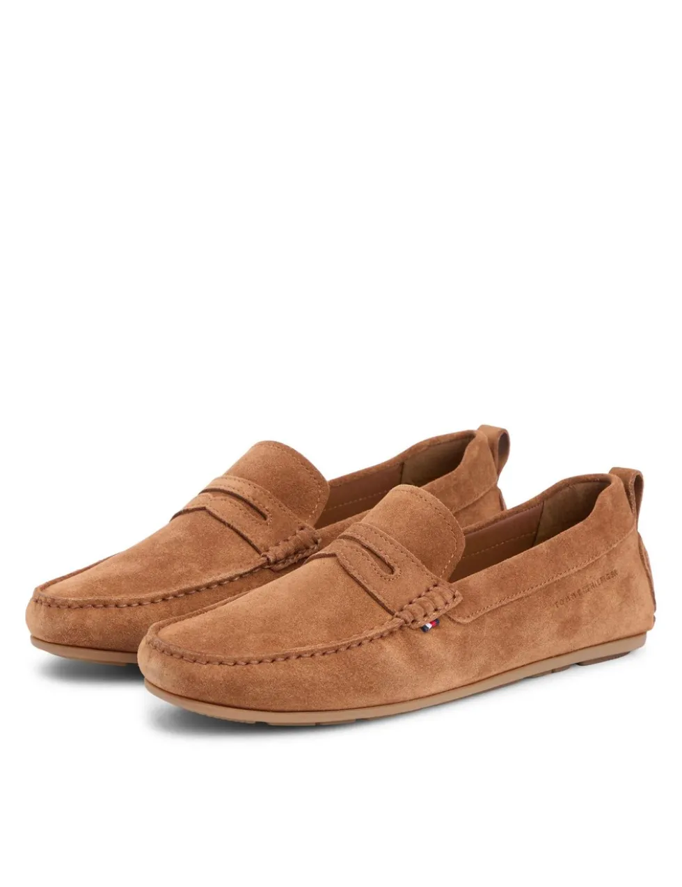 Suede Slip On Loafers