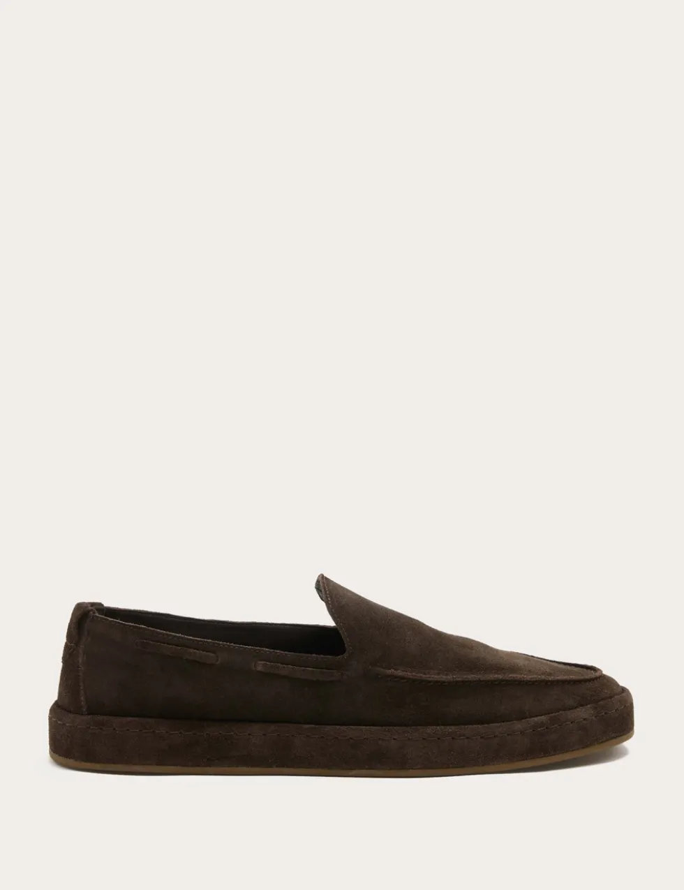 Suede Slip On Loafers