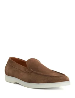 Suede Slip On Loafers