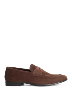 Suede Slip On Loafers