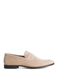 Suede Slip On Loafers