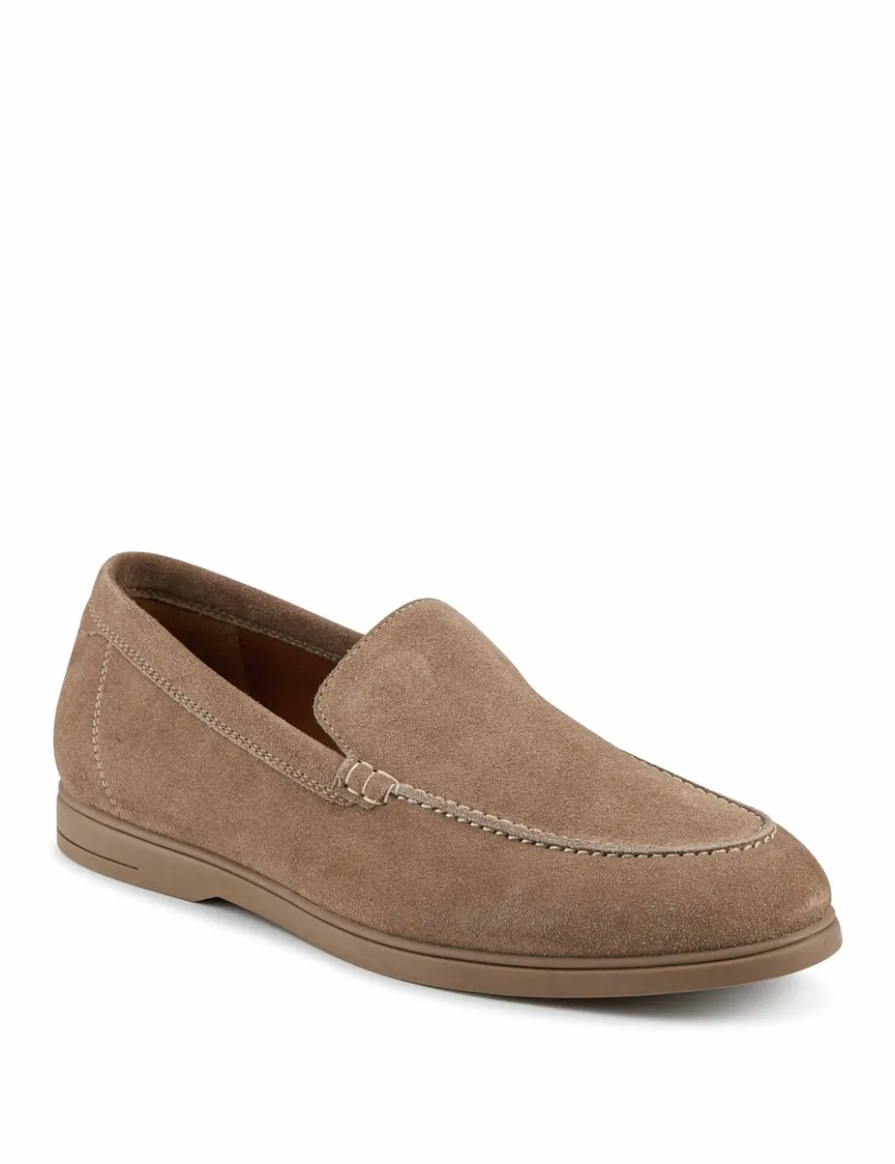 Suede Slip On Loafers