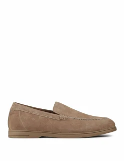 Suede Slip On Loafers