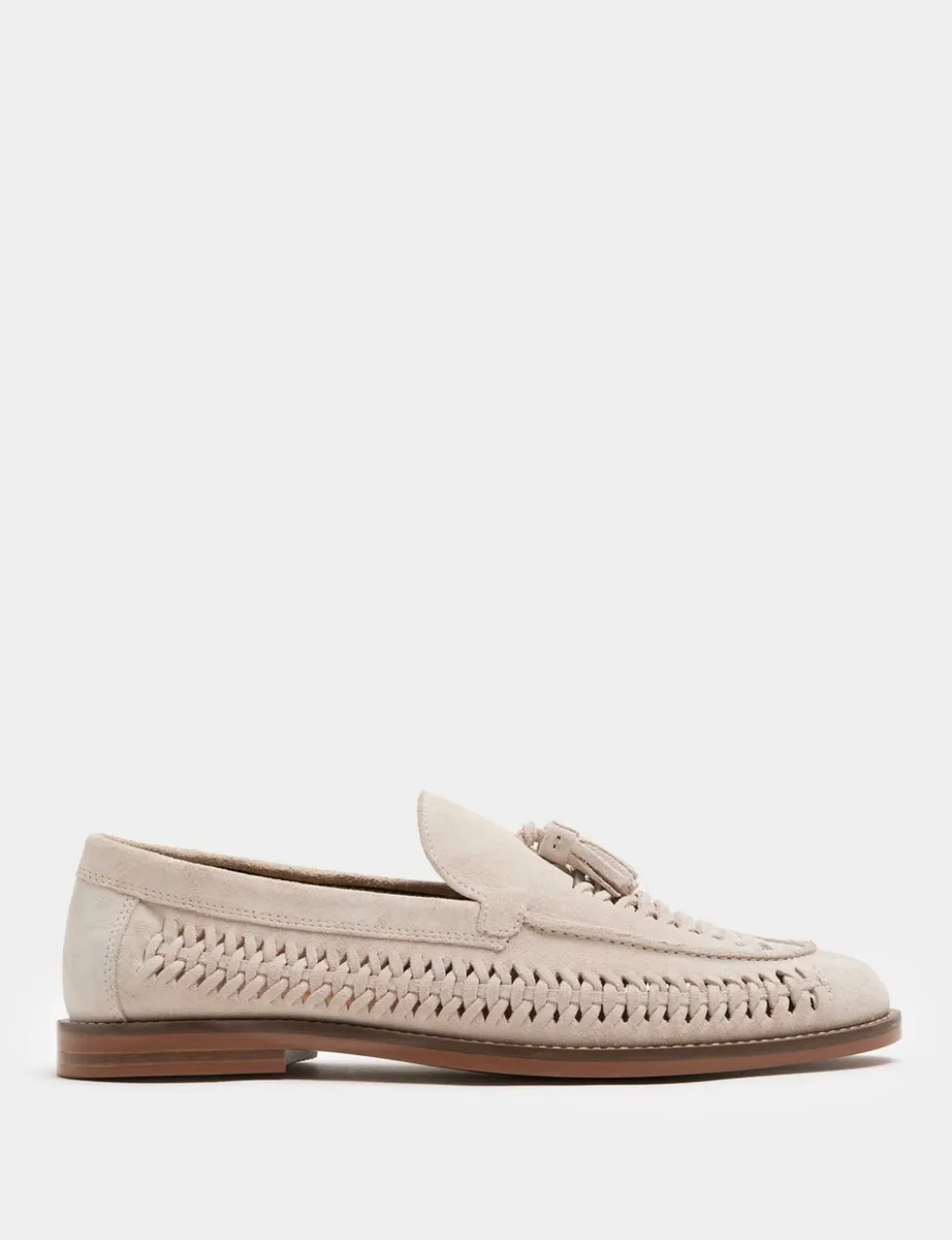 Suede Slip On Loafers