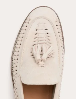 Suede Slip On Loafers